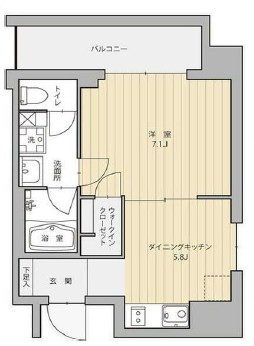 コレット春日 間取り図