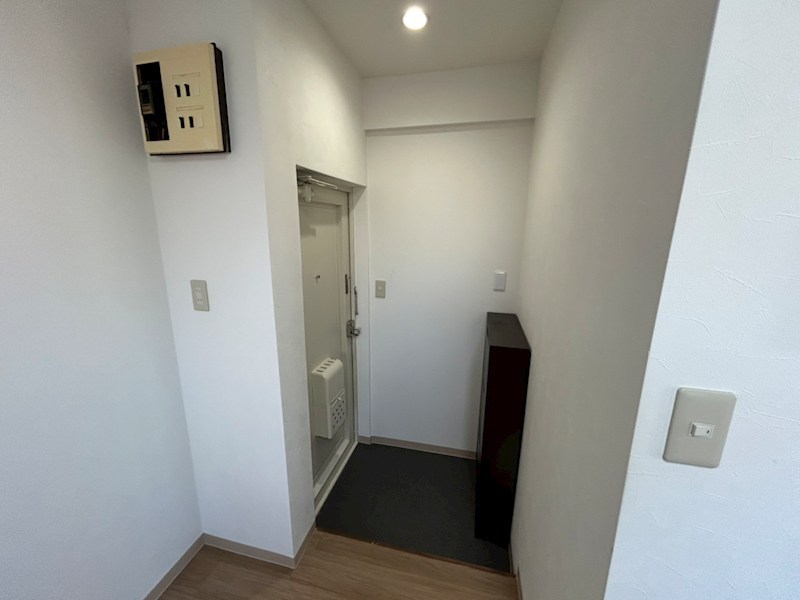 曳舟マンション 玄関