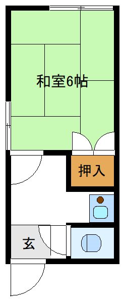 前田荘 間取り図