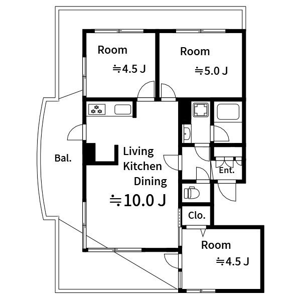 Bell Garden Heights 間取り図