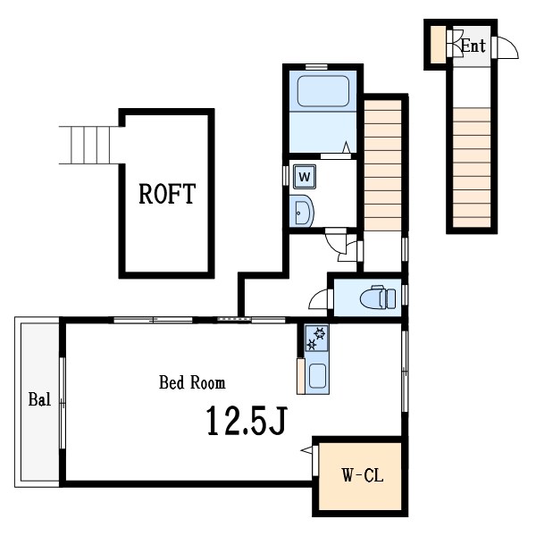 Woody House 間取り図
