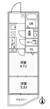 アルティザ葛西 間取り図