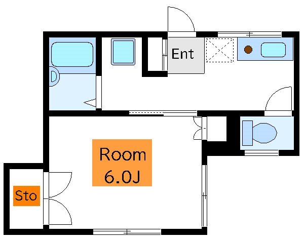 コーポカネマツ   102号室 間取り