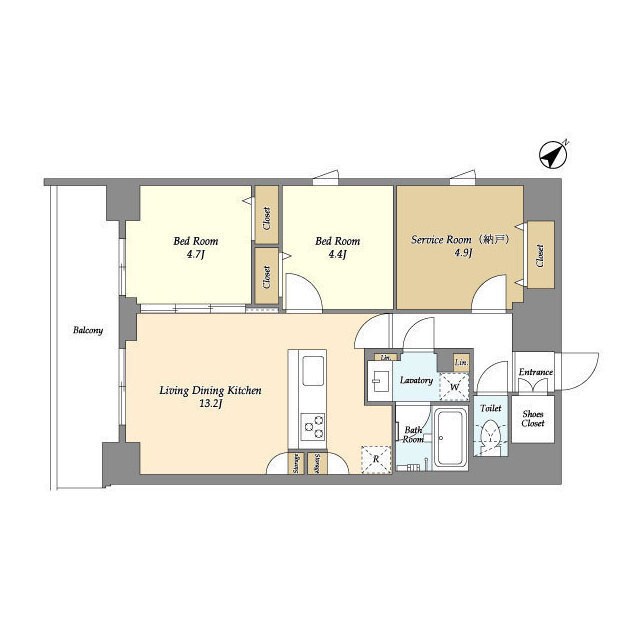 グランカーサ平井 間取り