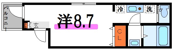 GLAD Ⅰ 京成小岩 間取り図