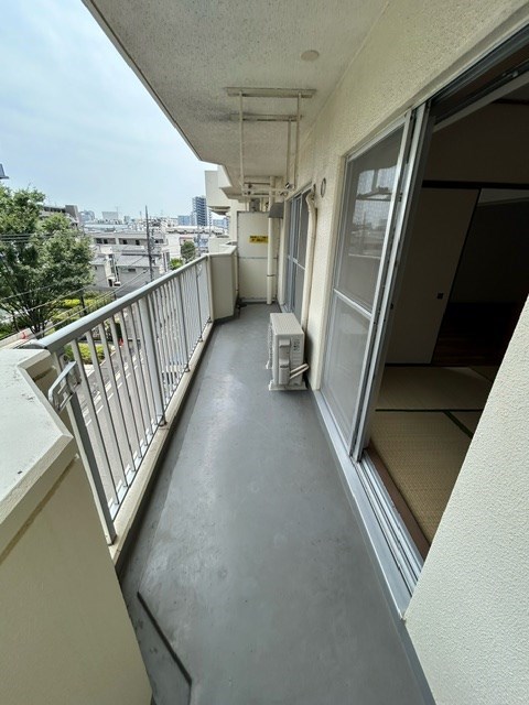 リバービュウハイツ ベランダ