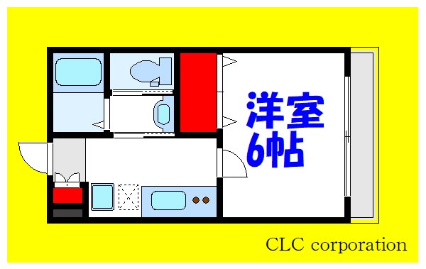 Ｇ　ＳＱＵＡＲＥ 208号室 間取り