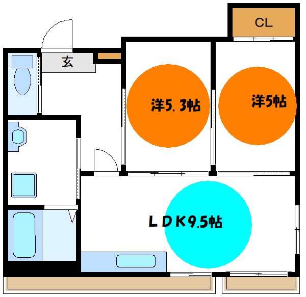 カーサ山本 間取り図