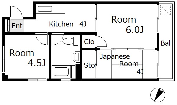 寺田マンション 間取り図