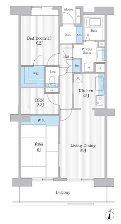 ウイングプラザ 間取り