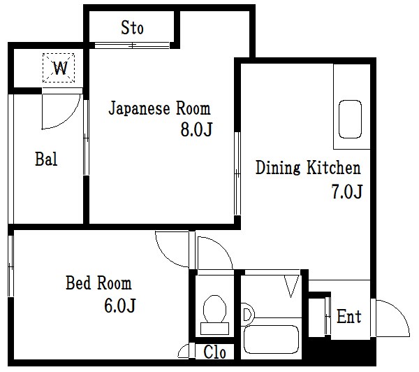 カサグランデタマキ 203号室 間取り