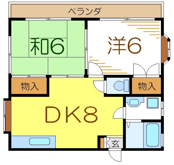アーバンイズミⅡ 間取り図