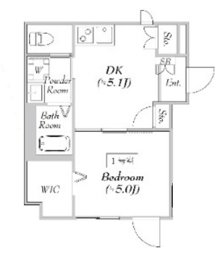 エリタージュ 間取り図