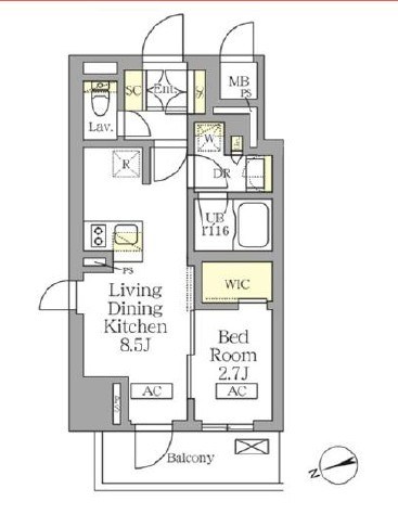 テラス北千住 間取り図