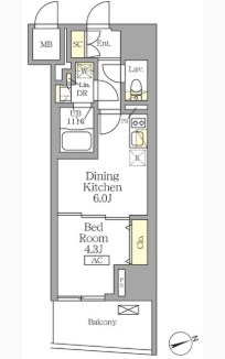 テラス北千住 間取り図