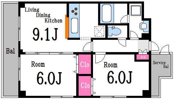 Ｓｕｎｎｙ　Ｇａｒｄｅｎ 間取り図