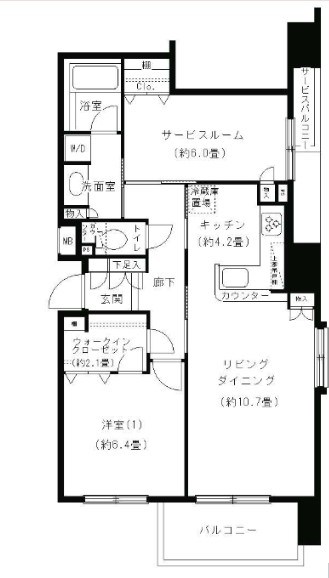 ＫＤＸレジデンス日本橋水天宮 間取り図