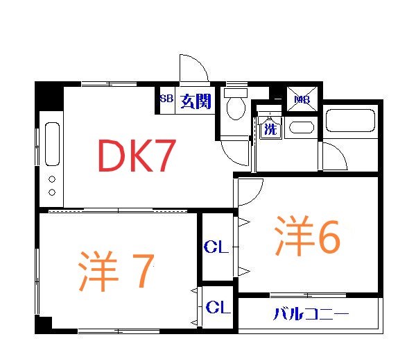 ユーコーポ  間取り図
