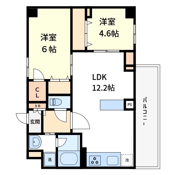 CREATIF日暮里 間取り図