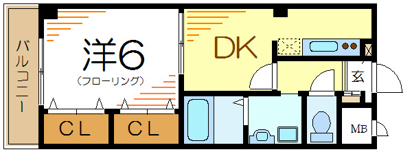 ベルメゾン瑞江 間取り図