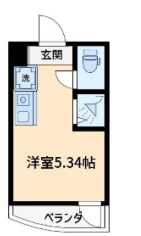 Cube　Kanamachi　Ⅴ 間取り