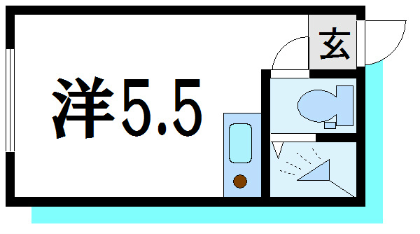 るんるんパート３ 207号室 間取り