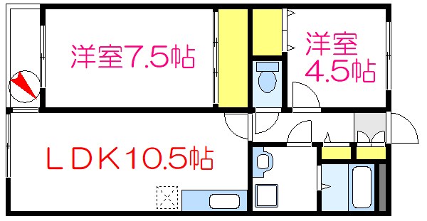 ソシアル末広 間取り図