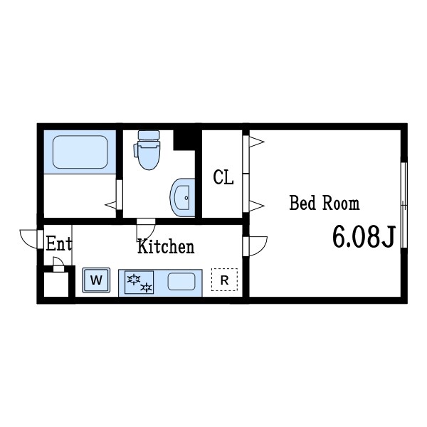 ブランノワール一之江 間取り図
