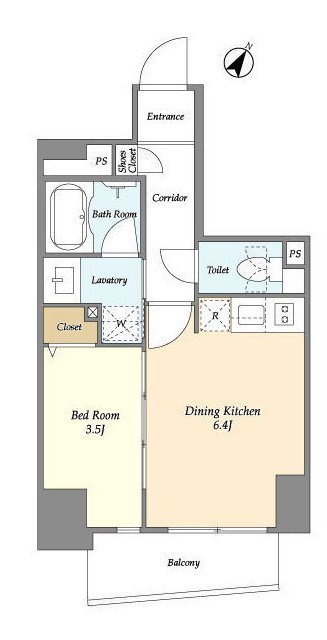 RESiA日本橋小伝馬町(旧ジオエント日本橋小伝馬町） 間取り