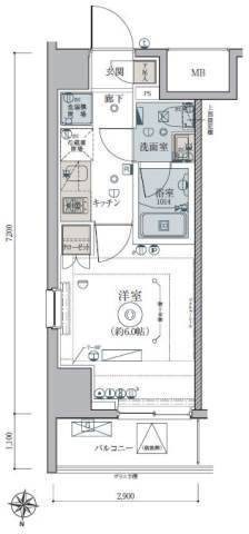 リヴシティ綾瀬WEST 間取り