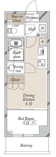 HF東尾久レジデンス 間取り