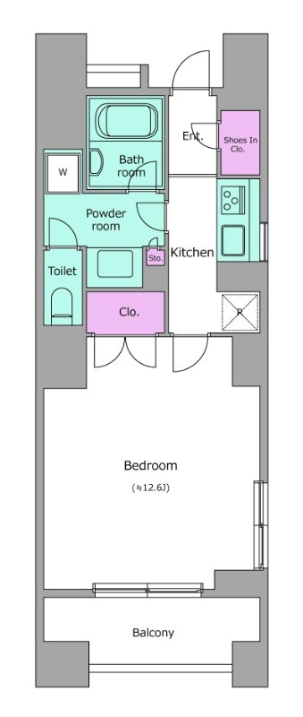レジディア日本橋馬喰町 間取り