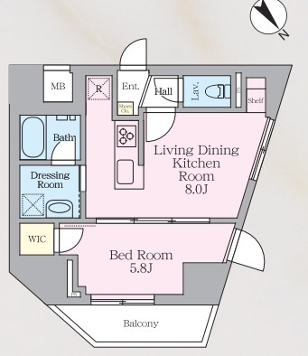 ラグゼナ北千住Ⅱ  間取り図