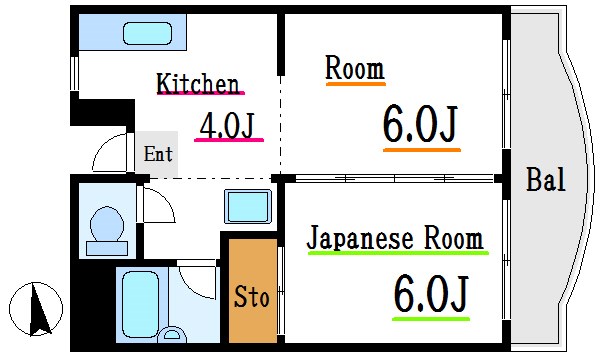 第１佐々木マンション 202号室 間取り