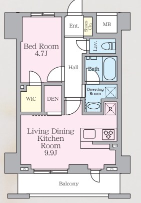 ラグゼナ北千住Ⅱ  間取り図