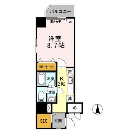 ひびき錦糸町門田ビル 間取り図