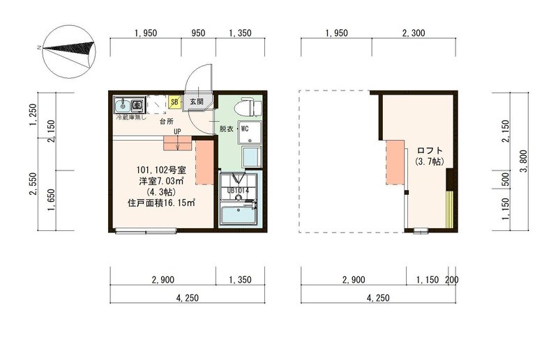 AISIO小岩 間取り