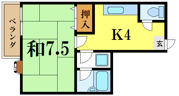 第３水谷マンション 間取り図