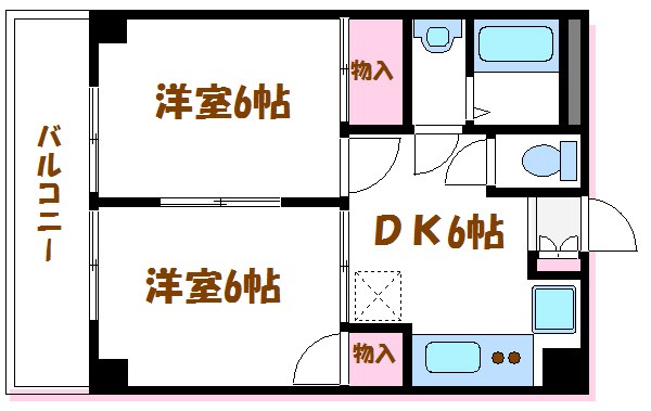 エバーグリーン東葛西 間取り図