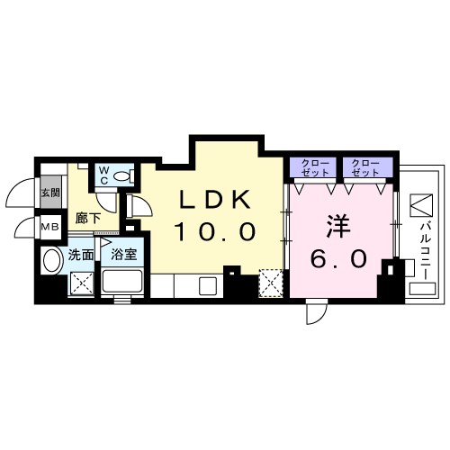 サリックス浅草  間取り