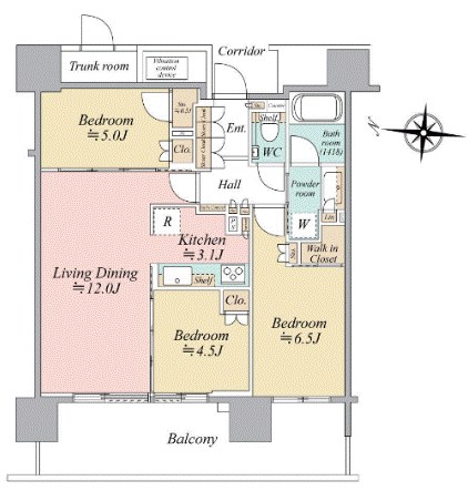 シティタワー綾瀬 間取り