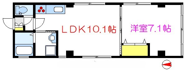 ＨＴビル 501号室 間取り