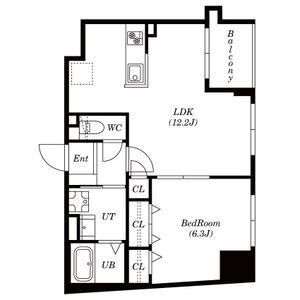 ステーションフロント浅草 間取り図