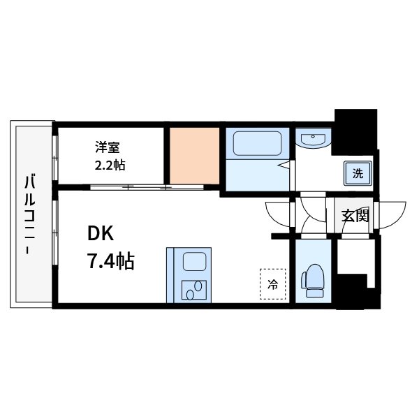 クレストコート東日暮里 間取り