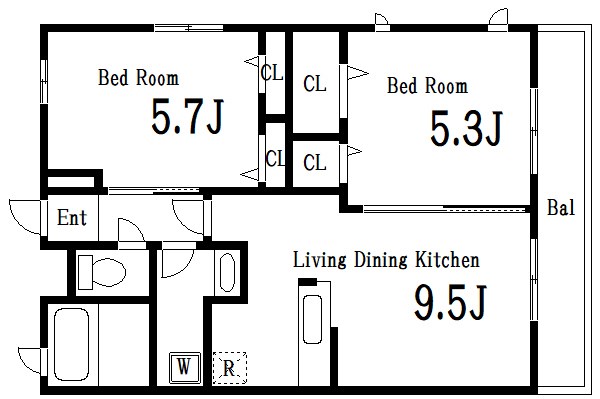 ソレア東小岩 間取り