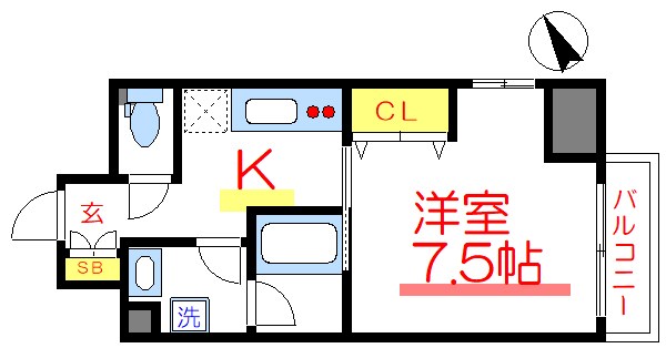 リベール入谷  間取り