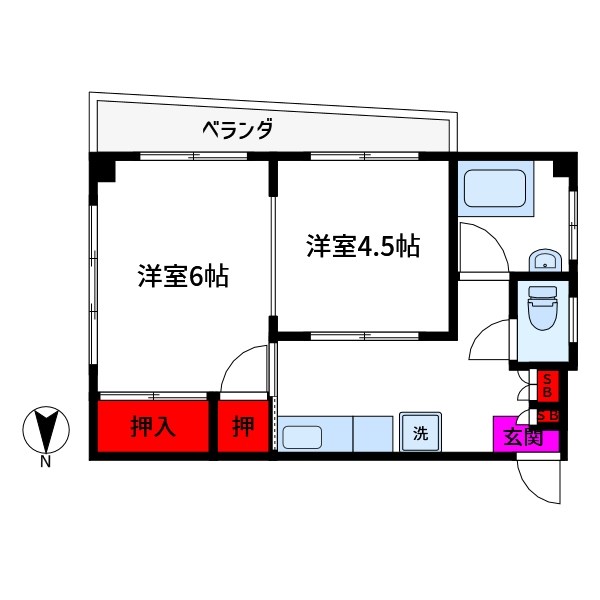 サンライズ小松 間取り