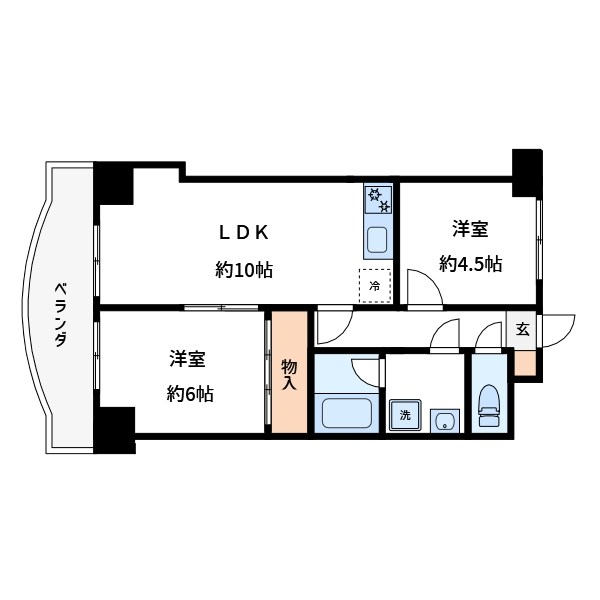 クオーレプロバンス篠崎 間取り図