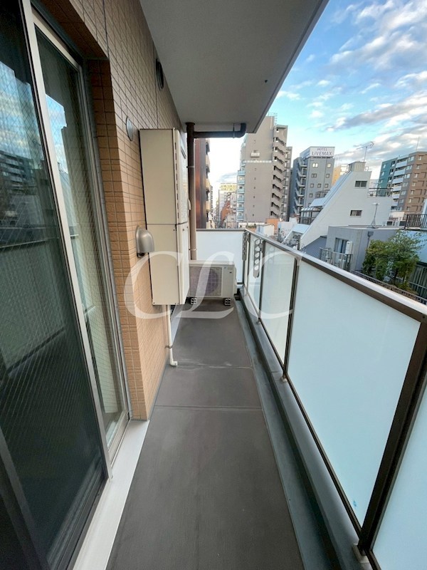 エムフラット秋葉原 ベランダ