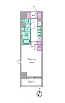 ドゥーエ日暮里 間取り図